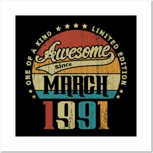 Awesome Since March 1991 Posters and Art